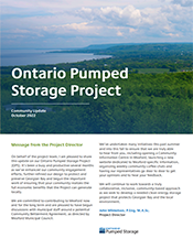 TC Energy - Proposed Pump Storage Project - Community Newsletter - October 2022 - Thumbnail