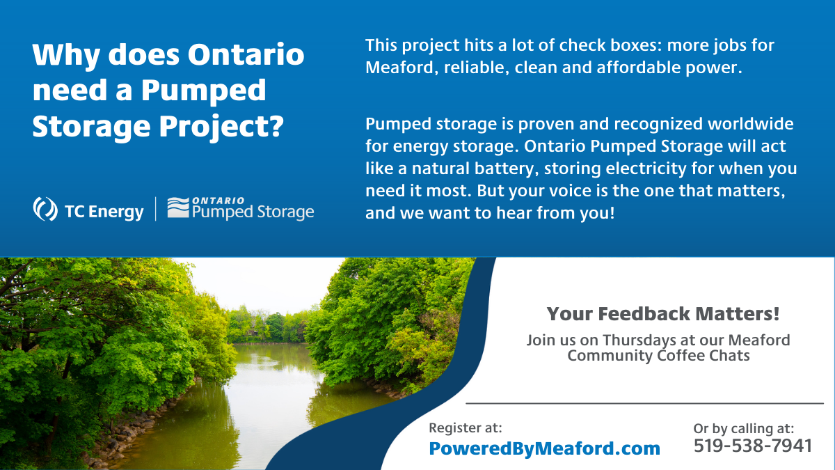 Why does Ontario need a Pumped Storage Project